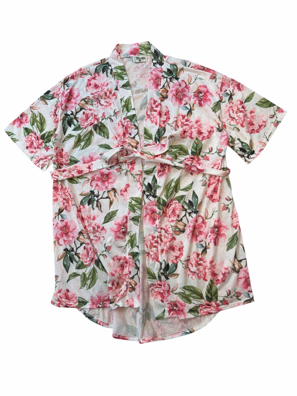 Show Me Your Mumu Floral Short Sleeve Robe